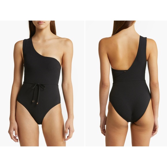 Sea Level Swim Other - Sea Level Swim Messina One Piece 12 Black One Shoulder Swimsuit